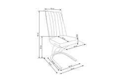 Juego de Comedor Houston – Negro y Beige