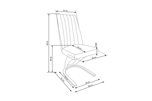 Juego de Comedor Houston – Negro y Beige