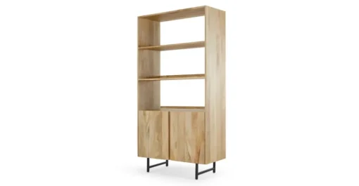 Librería con Armario Aphra – Mango Clara y Negro