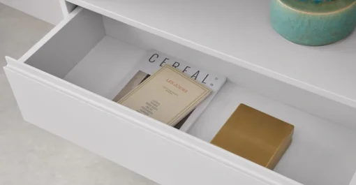 Librería Elona – Gris Claro y Cobre