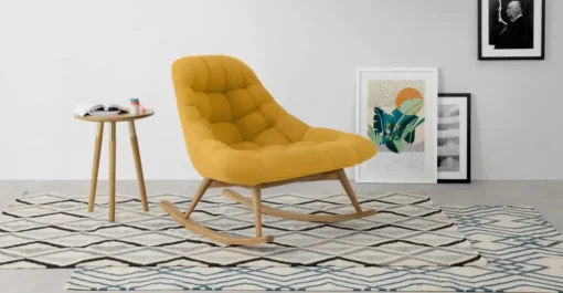 Mecedora Kolton – Amarillo yema