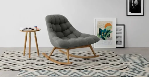 Mecedora Kolton – Gris marga