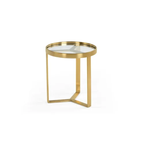 Mesa auxiliar Aula – Cristal y Dorado