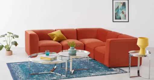 Mesa auxiliar Aula – Cromo y cristal