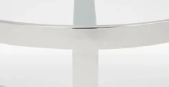 Mesa auxiliar Aula – Cromo y cristal