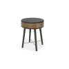 Mesa auxiliar Belgrave con cajón – Roble oscuro