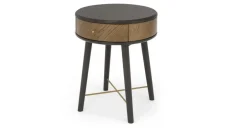 Mesa auxiliar Belgrave con cajón – Roble oscuro