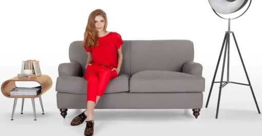 Mesa auxiliar con almacenaje Hooper – Fresno natural