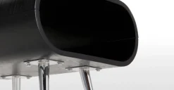 Mesa auxiliar con almacenaje Hooper – Negro