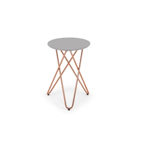 Mesa auxiliar Eibar – Gris y cobre