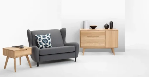 Mesa auxiliar Jenson – Roble