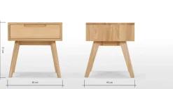 Mesa auxiliar Jenson – Roble