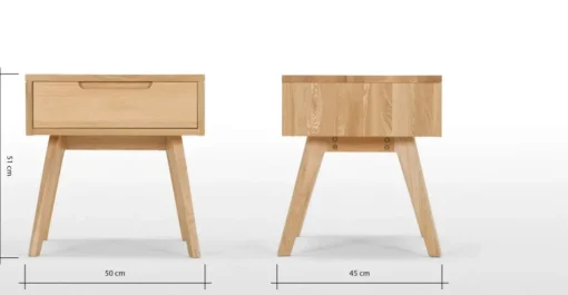 Mesa auxiliar Jenson – Roble