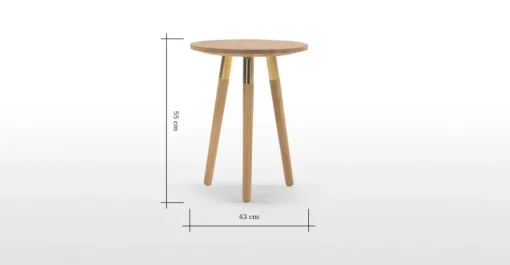 Mesa auxiliar Range – Roble ⚡