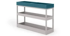 Mesa auxiliar Yumi – Azul y gris