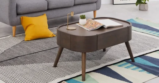 Mesa de Centro Ada – Roble oscuro