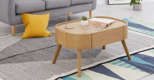 Mesa de Centro Ada – Roble