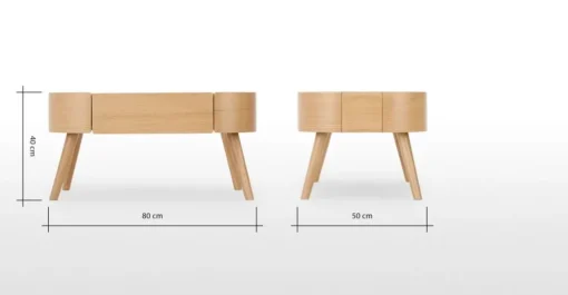 Mesa de Centro Ada – Roble