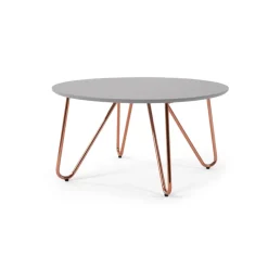 Mesa de Centro Eibar – Gris y Cobre