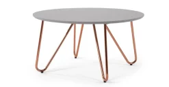 Mesa de Centro Eibar – Gris y Cobre