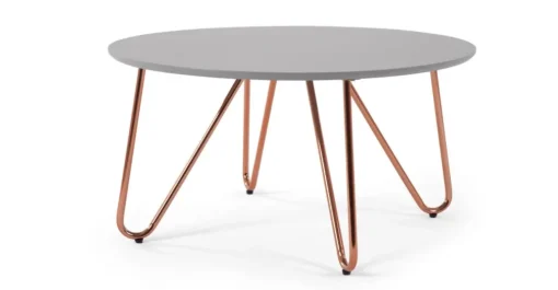 Mesa de Centro Eibar – Gris y Cobre