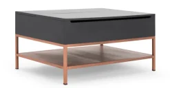 Mesa de Centro Lomond – Gris y Cobre