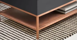 Mesa de Centro Lomond – Gris y Cobre