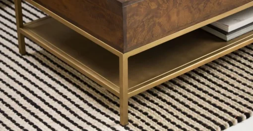 Mesa de Centro Lomond – Madera de mango y Metal