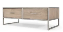 Mesa de Centro Mila – Pino y metal