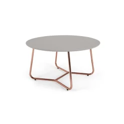 Mesa de Centro Nyla – Gris y cobre