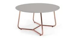 Mesa de Centro Nyla – Gris y cobre