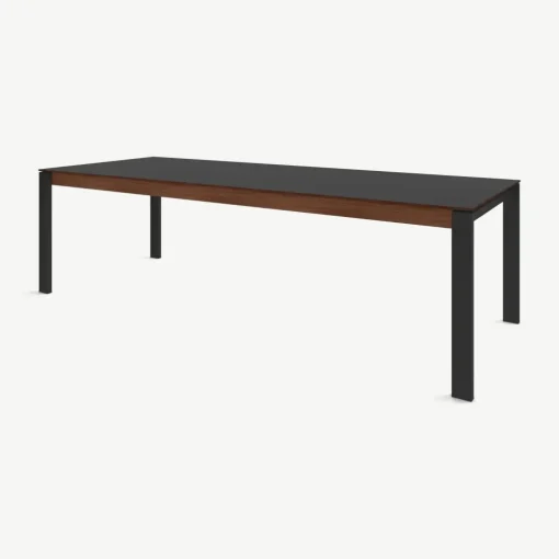 Mesa de Comedor 12 Asientos Corinna – Negro