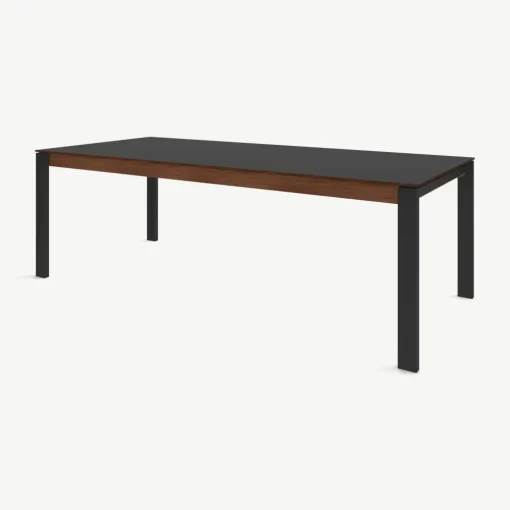 Mesa de Comedor 10 Asientos Corinna – Nogal y Negro