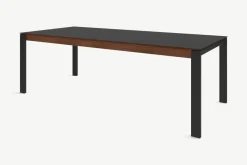 Mesa de Comedor 10 Asientos Corinna – Nogal y Negro