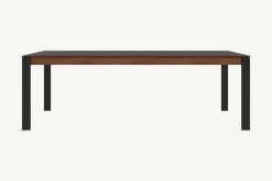Mesa de Comedor 10 Asientos Corinna – Nogal y Negro