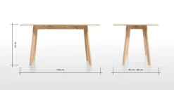 Mesa de comedor Benn – Roble