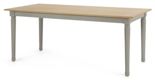 Mesa de Comedor Bourbon – Roble y Gris