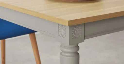 Mesa de Comedor Bourbon – Roble y Gris