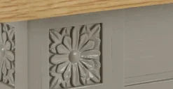 Mesa de Comedor Bourbon – Roble y Gris