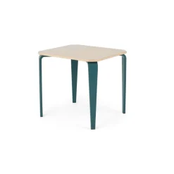 Mesa de Comedor Compacta Alma – Azul Cerceta y Fresno