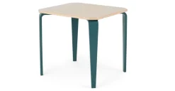 Mesa de Comedor Compacta Alma – Azul Cerceta y Fresno