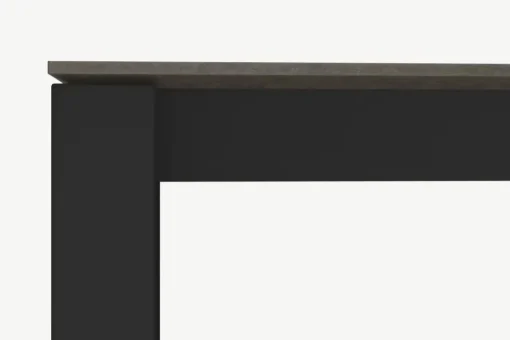 Mesa de Comedor Corinna – Gris y Negro