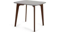 Mesa de Comedor Cuadrada Fjord – Roble Oscuro y Gris