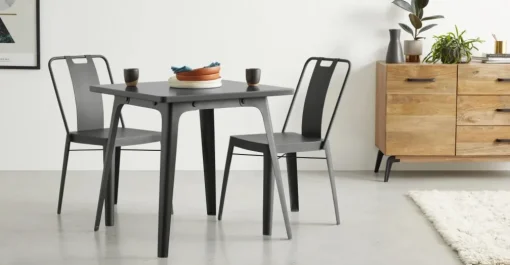 Mesa de Comedor Cuadrada Edny – Gris