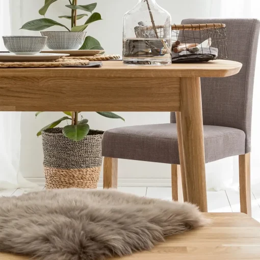 Mesa de Comedor Escandi Rectangular – Roble