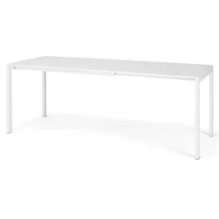 Mesa de Comedor Expansible Swift – Blanco Mate