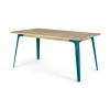 Mesa de Comedor Grande Edny – Mango Clara y Azul Cerceta