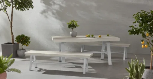Mesa de Comedor Grande Edson – Blanco