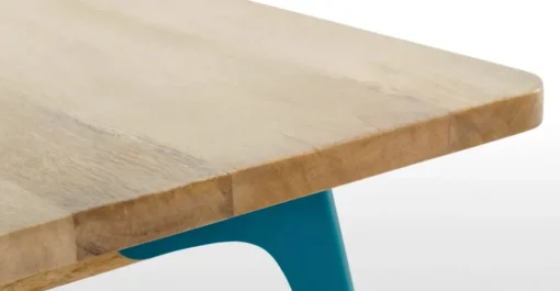 Mesa de Comedor Grande Edny – Mango Clara y Azul Cerceta
