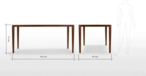 Mesa de Comedor Joseph – Fresno oscuro